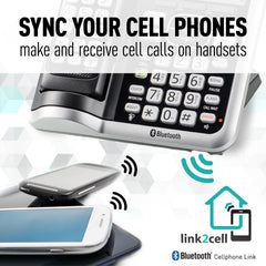Panasonic Bluetooth Cordless Landline Home Phone System with Answering Machine