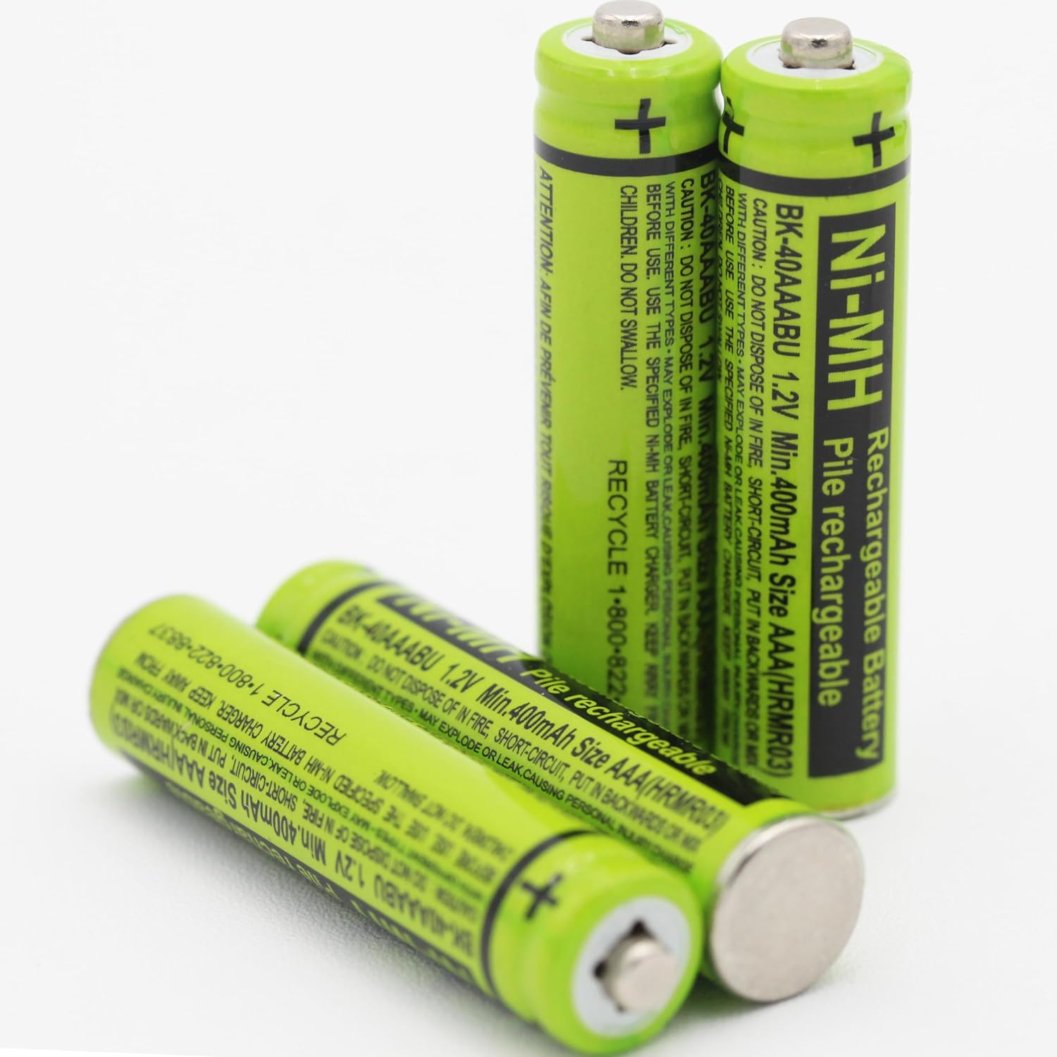 4-Pack Panasonic BK-40AAABU Replacement Cordless Phone Battery Packs for Cordless Phone