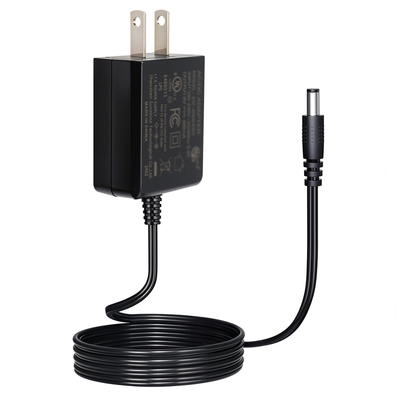 Replacement Power Adapter Output 9V DC 300mA with Plug Tip Size 5.5mm x 2.1mm