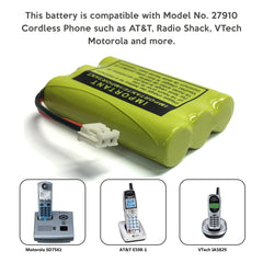 Jasco TL96158 Cordless Phone Battery