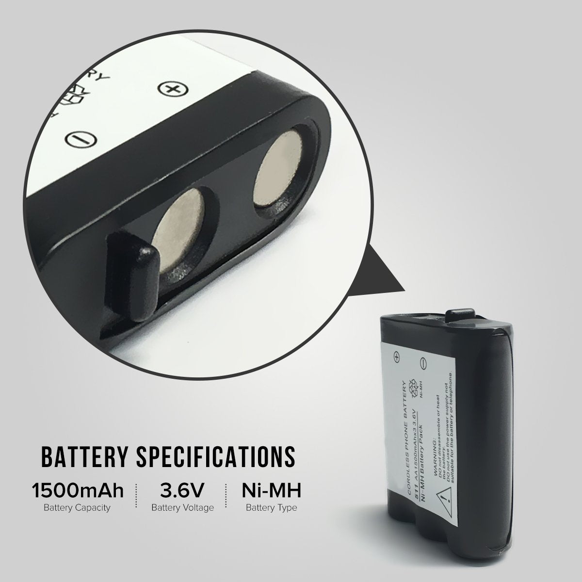 Replacement 23-932 Cordless Phone Battery
