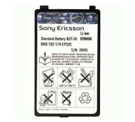 Sony Ericsson Bst 30 Battery