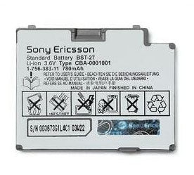 Sony Ericsson S710A Battery