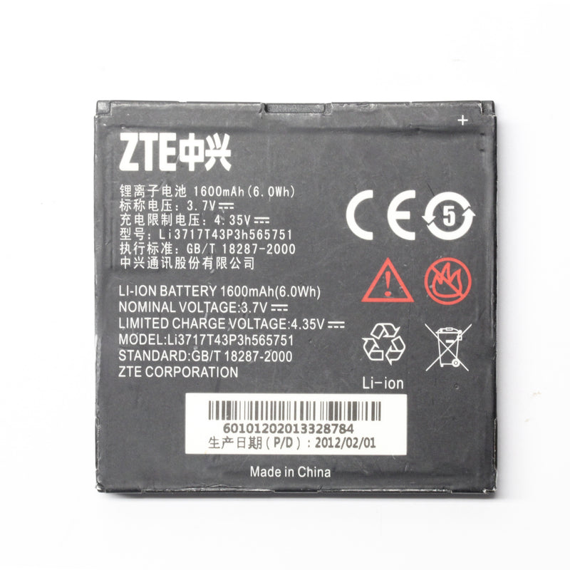 ZTE Li3717T43P3h565751 Battery