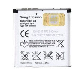 Sony Ericsson W760A Battery