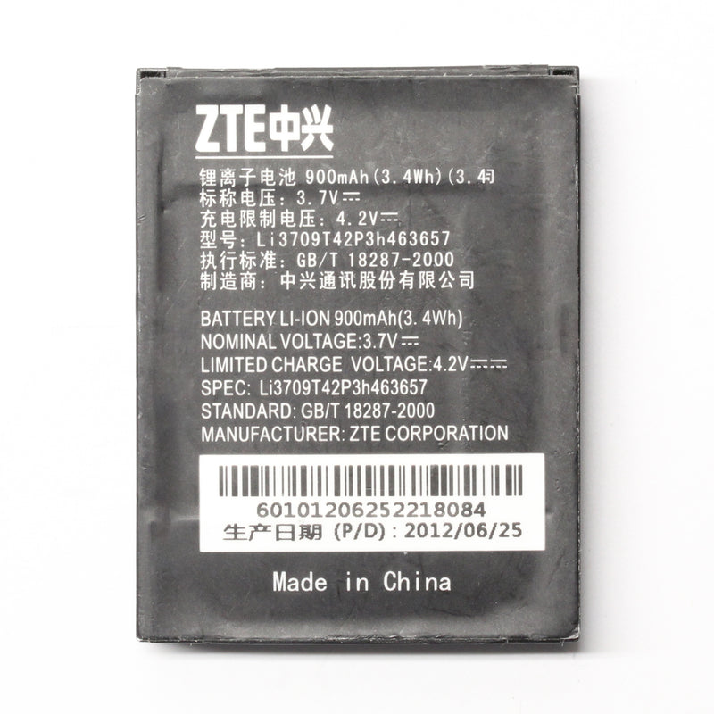 ZTE Li3709T42P3h463657 Cell Phone Battery GB/T 18287-200