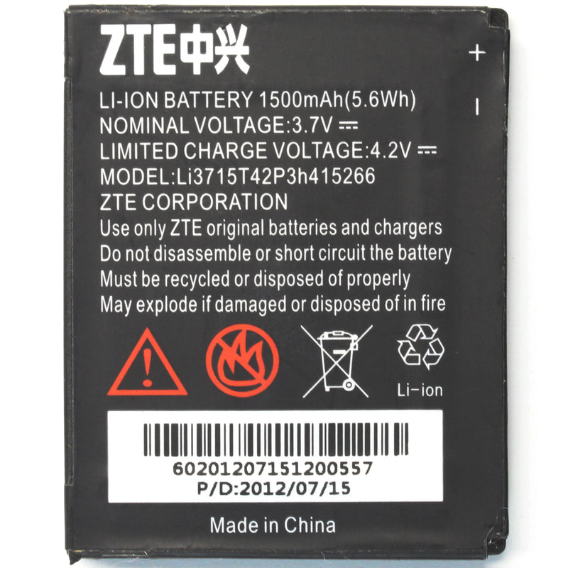 ZTE Li3715T42P3h415266 Battery