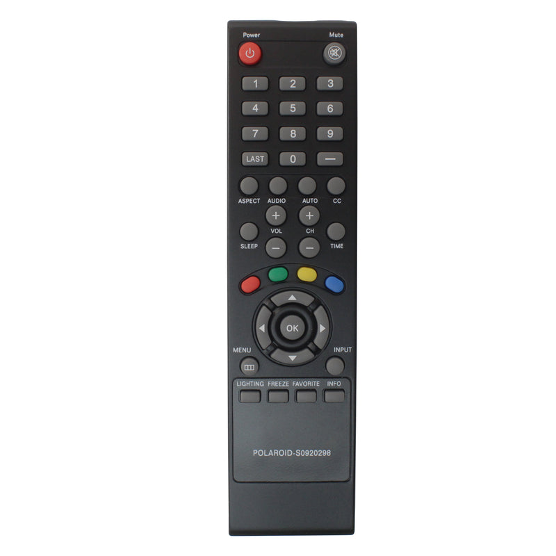 Polaroid TDX-01930B Replacement TV Remote Control