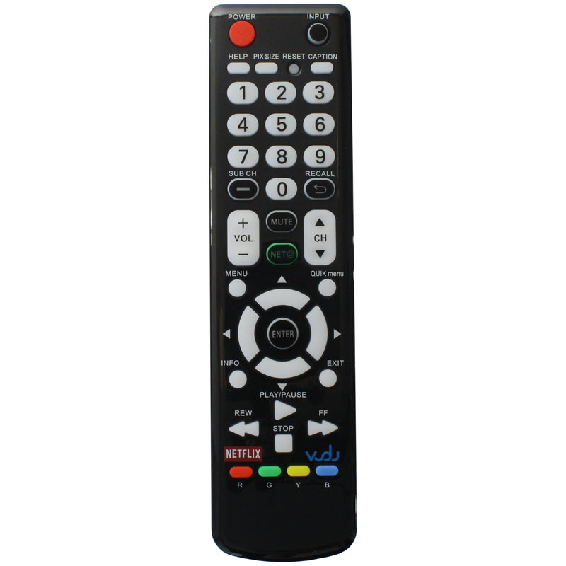 Sanyo DP24E14 Replacement TV Remote Control