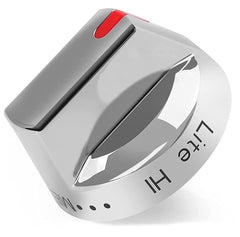 Stainless Steel Replacement Burner Control Knobs Gas Stove Knobs for Samsung Range Oven Parts NX58H5600SS NX58J7750SS NX58H5650WS NX58M6850SS