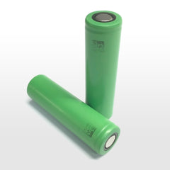 2-Pack Replacement IMR 18650 Flat Top Battery