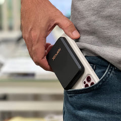 Magnetic Wireless Portable Charger 5,000mAh Battery Power Bank for iPhone 12 13 14 Plus Pro Max