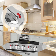 Stainless Steel Replacement Burner Control Knobs Gas Stove Knobs for Samsung Range Oven Parts NX58H5600SS NX58J7750SS NX58H5650WS NX58M6850SS