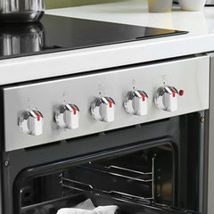 Stainless Steel Replacement Burner Control Knobs Gas Stove Knobs for Samsung Range Oven Parts NX58H5600SS NX58J7750SS NX58H5650WS NX58M6850SS