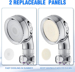 RV Premium High Pressure Shower Heads, Handheld Shower Head with ON/OFF Button & 3 Setting