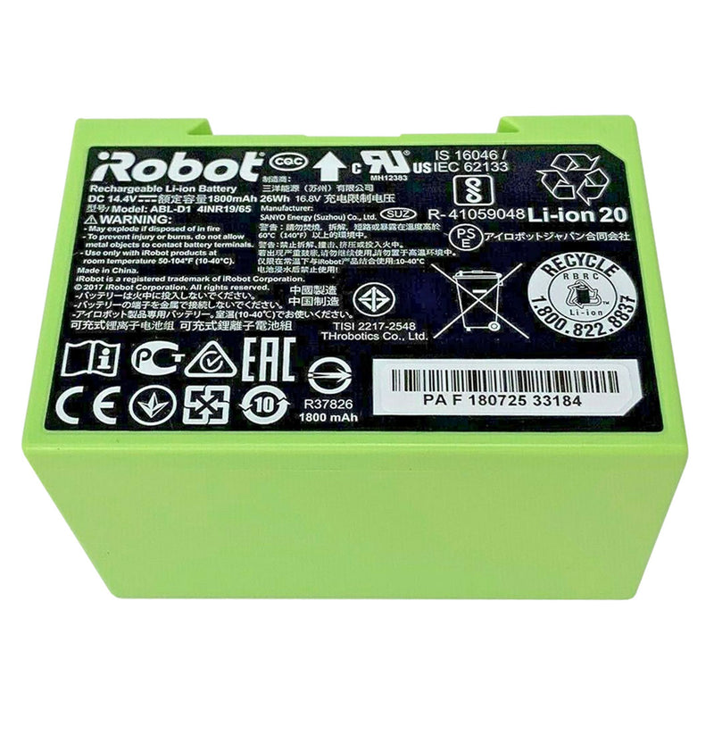 Genuine iRobot Roomba ABL-D1 Battery for e5 e6 I7 i7+ i8 ABL-D1 4INR-19/65