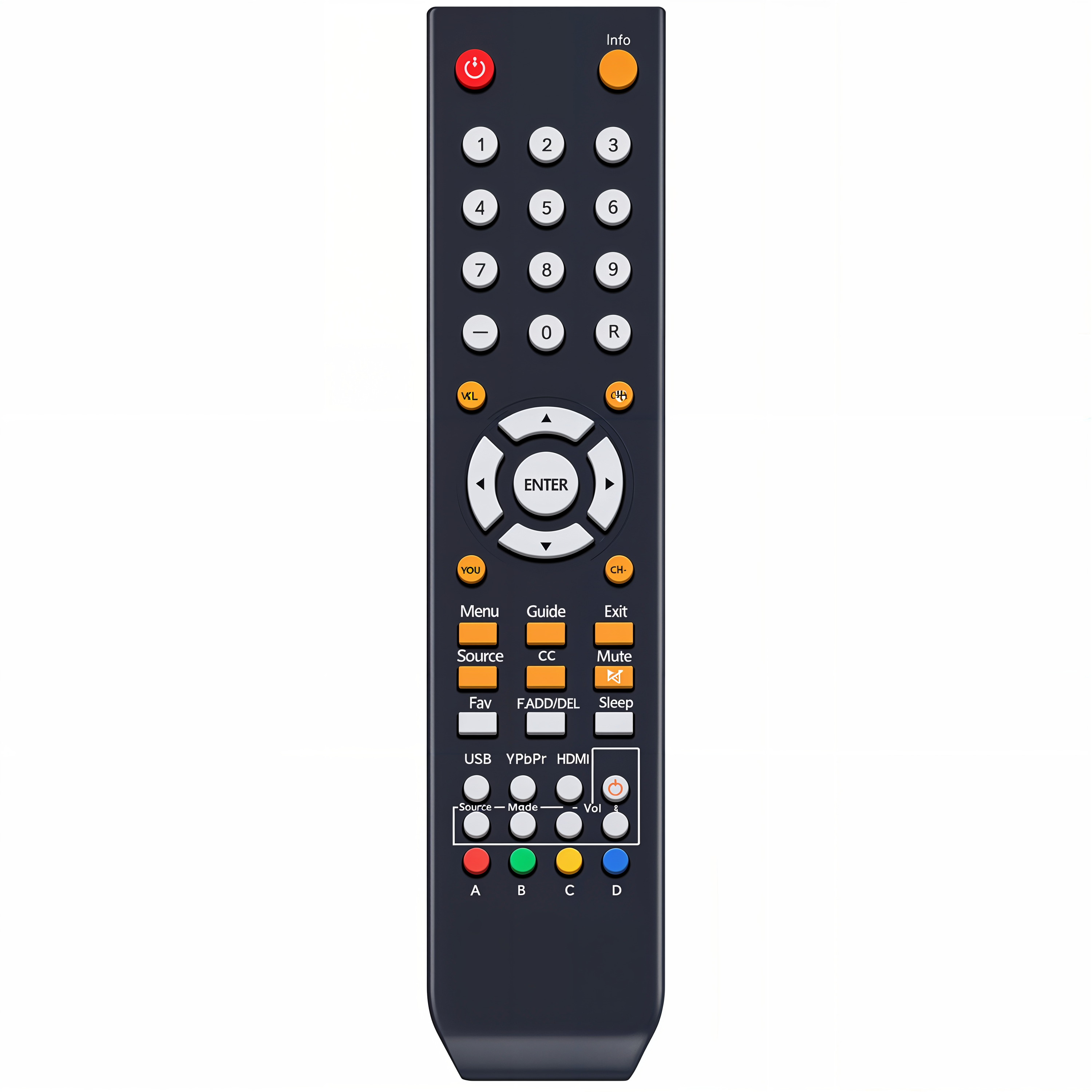 Umc Remote Control Sceptre U435CV-UMC Replacement TV Remote Control – namebranddirect.com