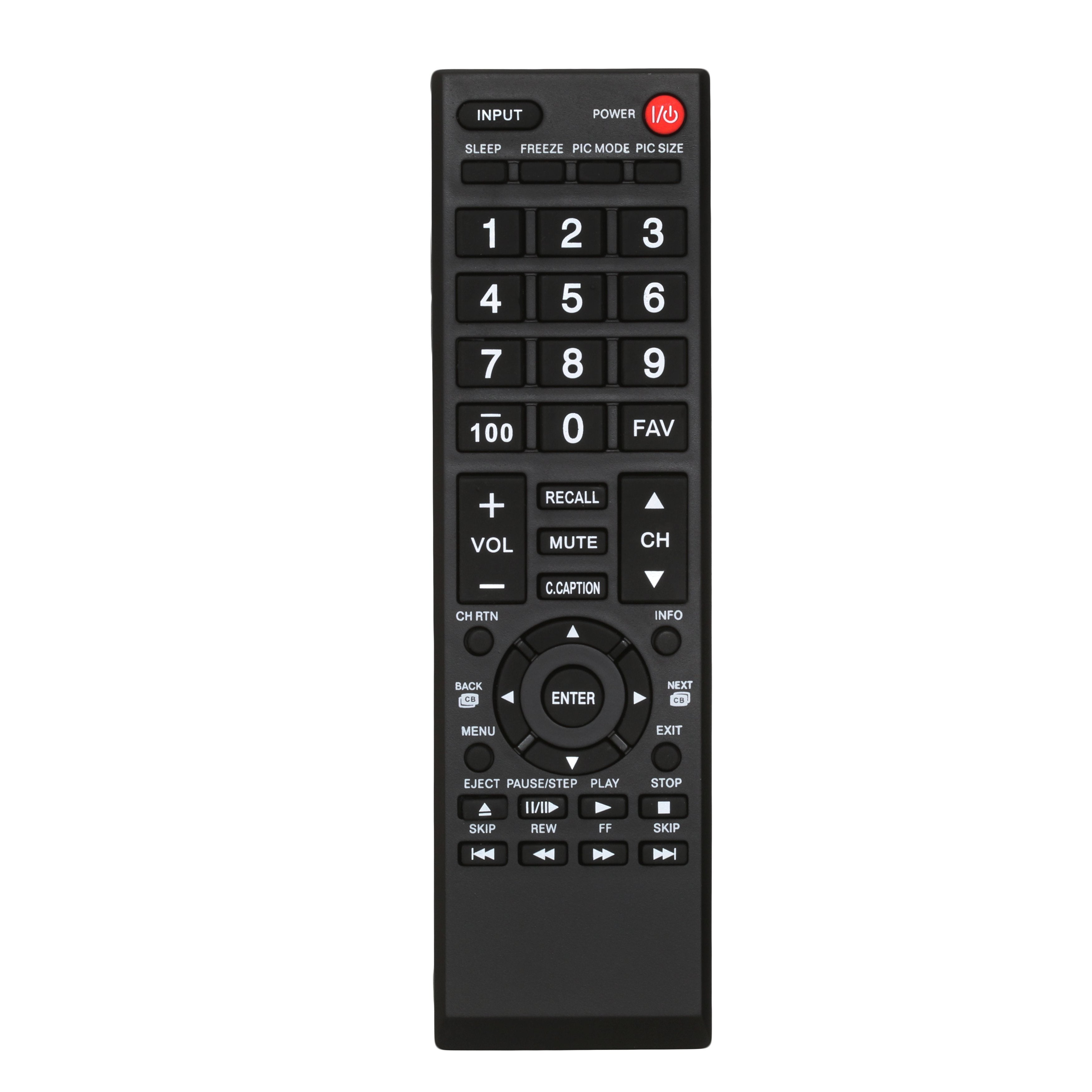 Toshiba 19AV616DB Replacement TV Remote Control