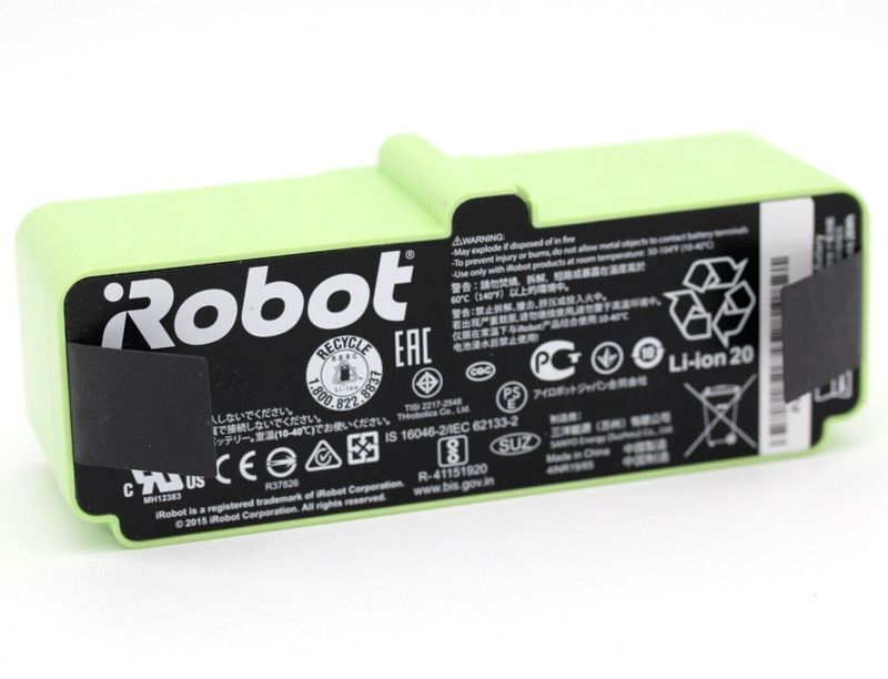 Genuine iRobot Roomba 1800Li Replacement 1800mAh 14.4V 26Wh Li-ion Battery Pack
