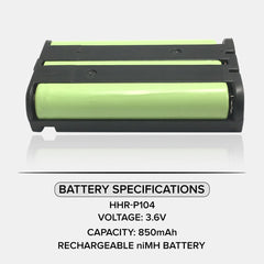 Radio Shack 43-9030 Cordless Phone Battery