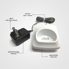 Panasonic PNLC1077 YA AC Charger Base Power Adapter Replacement Cordless Phone Cordless Phone Battery Pack Handset
