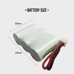 Dantona 3-1/2AA-U Cordless Phone Battery