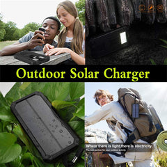 Solar Power Bank with Dual USB Ports