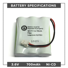 Cidco CD900 Cordless Phone Battery