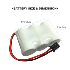 Dantona 3-1/2AA-B Cordless Phone Battery