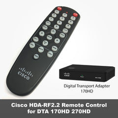 Cisco HDA-RF2.2 Remote Control for Digital Transport Adapter DTA 170HD 270HD HDA-IR2.2