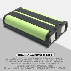 Again & Again STB104 Cordless Phone Battery