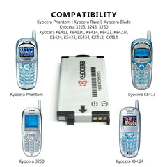 Kyocera KE400 Cell Phone Battery