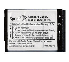 Sprint Blg40010L Battery