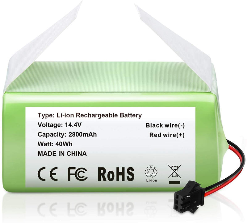 Eufy Robovac 30C Replacement 14.4V 2600mAh Li-ion Battery Pack for Vacuum Cleaner