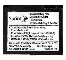 Sprint Bmtic50211L Battery
