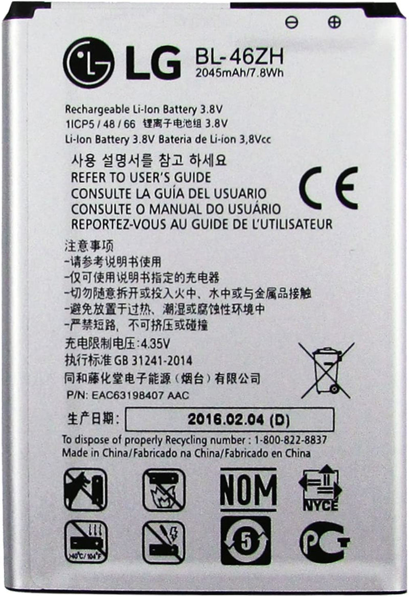 LG BL-46ZH Battery for LG K8 Cellphone K350N EAC63198401