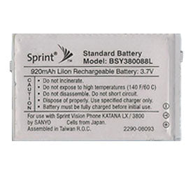 Sprint Bsy380088L Battery