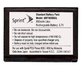 Sprint Bmti83665L Battery